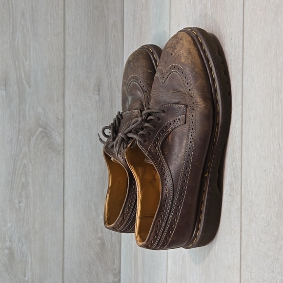 Vintage Doc Dr.Martens Mens Leather Oxford Chunky Tractor shoes sz UK 11 US 12 main image 12